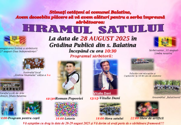 Hramul satului Balatina!